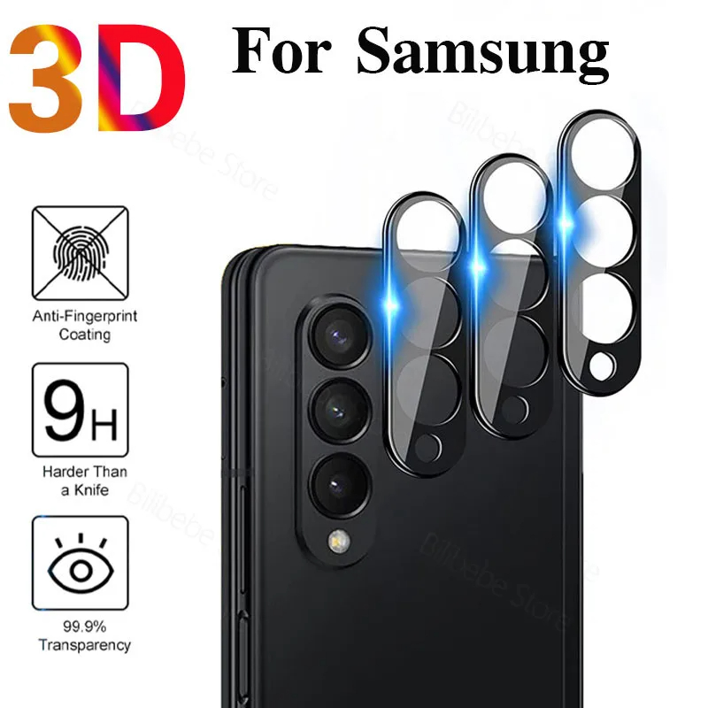 Tempered Glass Screen 9H - 3D kavisli kamera arka Lens ekran