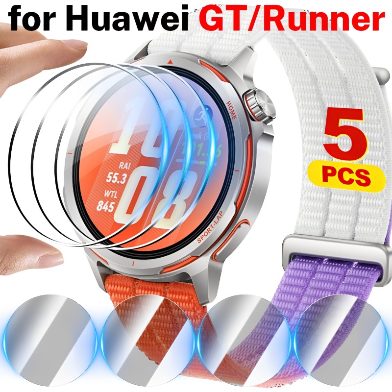 Smartwatch Screen Film - 5/3/1 adet temperli cam Huawei izle