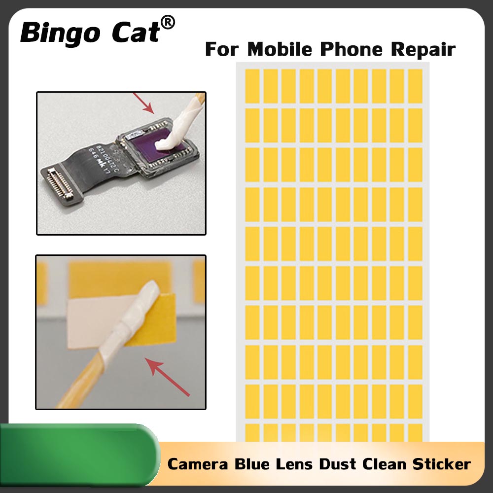 Dust Removal Sticker - Arka kamera mavi Lens toz temiz