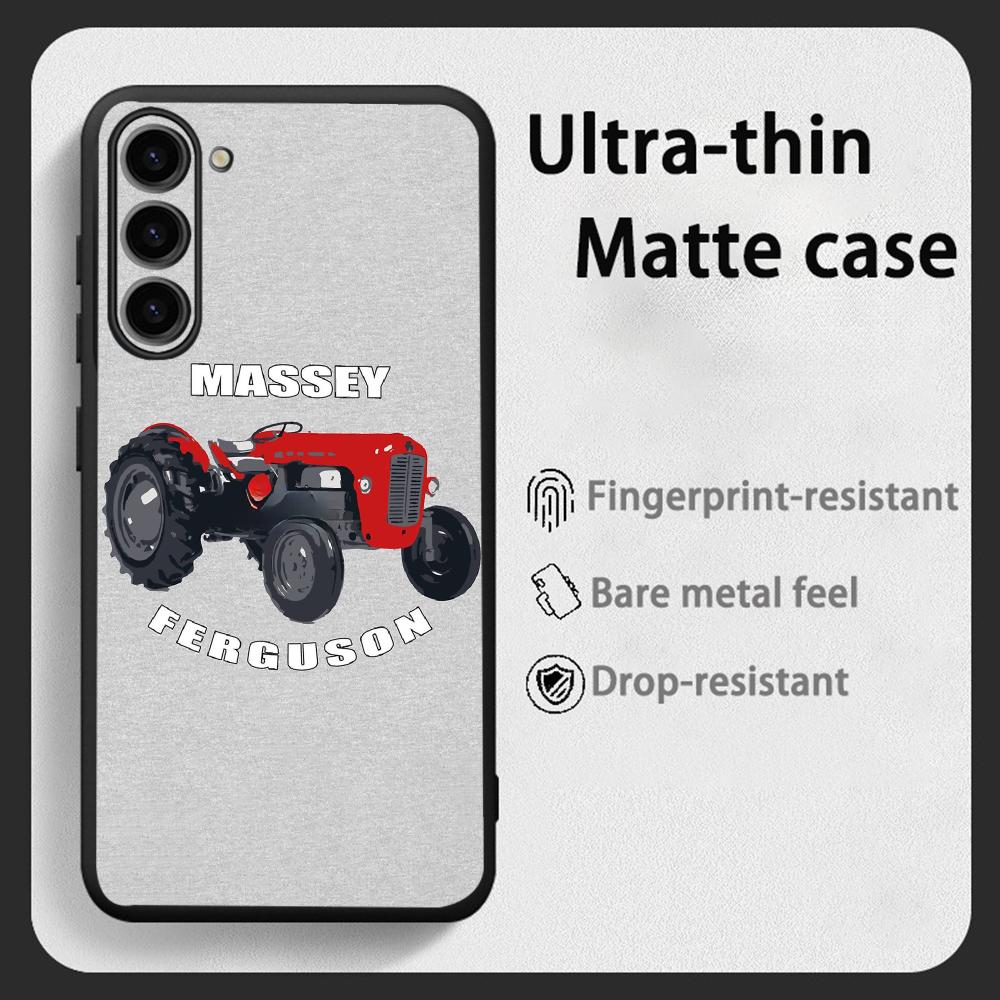 Samsung Galaxy S24 - Massey Ferguson traktör desenli şık telefon