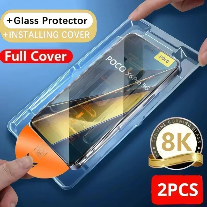 Glass Protector Auto - Poco M6 M7 Plus M5s M3