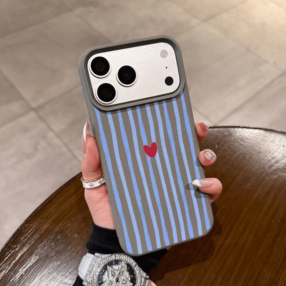 Dikey Çizgili Kalp Desenli Tel - Apple Iphone 15 Pro Max incelemesi ve fiyatı