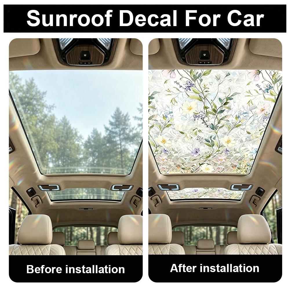 Çiçek Desenli Vitray Araba Sun - Glass Protector Auto incelemesi ve fiyatı